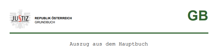 Vorschau des Grundbuchauszugs zu "Rennweg 1, 6020 Innsbruck - HOFBURG"